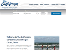 Tablet Screenshot of gulfstreamcondos.com